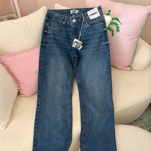 Refuge Blue Straight-Leg Jeans
